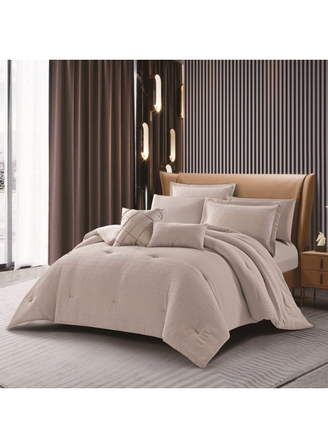 HOURS Luxury Summer Bedspread with Fixed Filling, Queen Size, 4 Pieces - Image 1